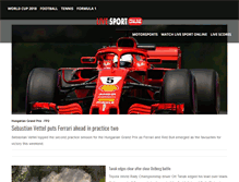 Tablet Screenshot of livesportonline.org